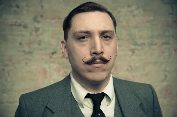 Jamie Lenman and his brilliant moustache (Ben Morse Photography)