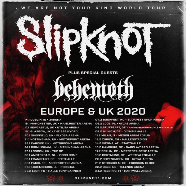 Slipknot European Tour