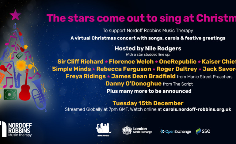 UK and International Music Stars Join Forces For Nordoff Robbins Virtual Christmas Gig