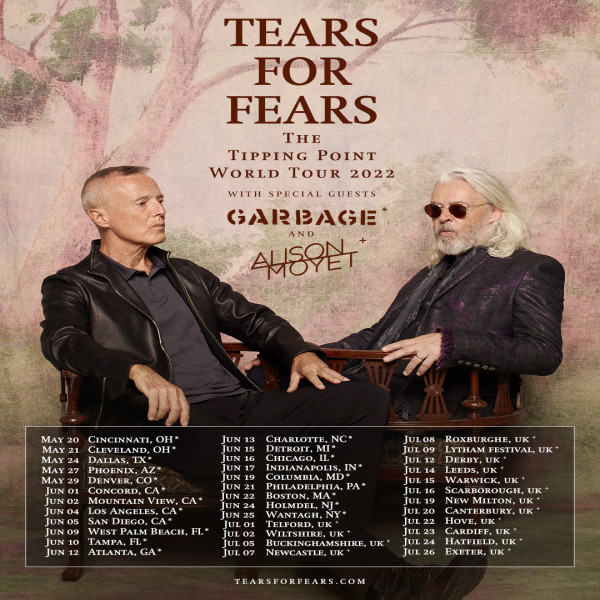 Tears For Fears Tour 2022