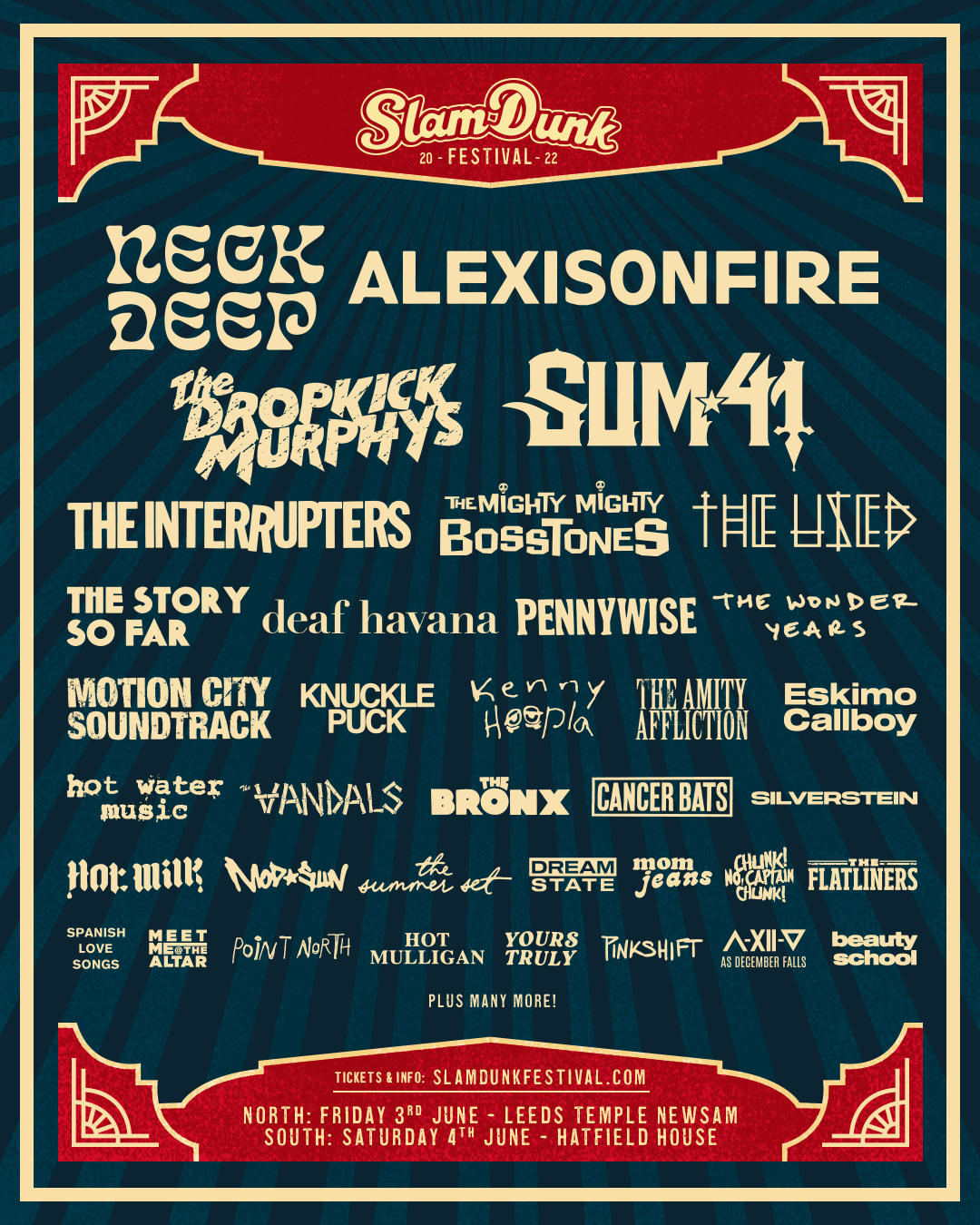 SUM 41, Act, Line-Up