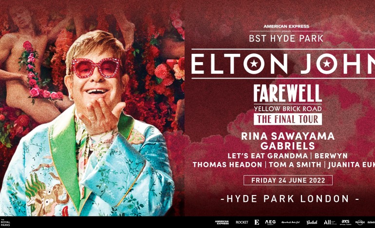 Sir Elton John Confirms Rina Sawayama Plus Further Acts As Support For BST Hyde Park Set