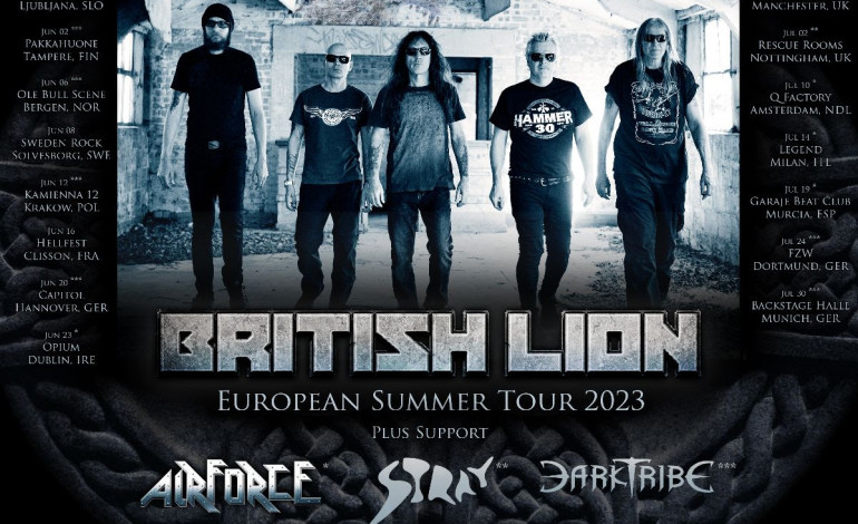 British Lion Announce UK & European Summer Tour