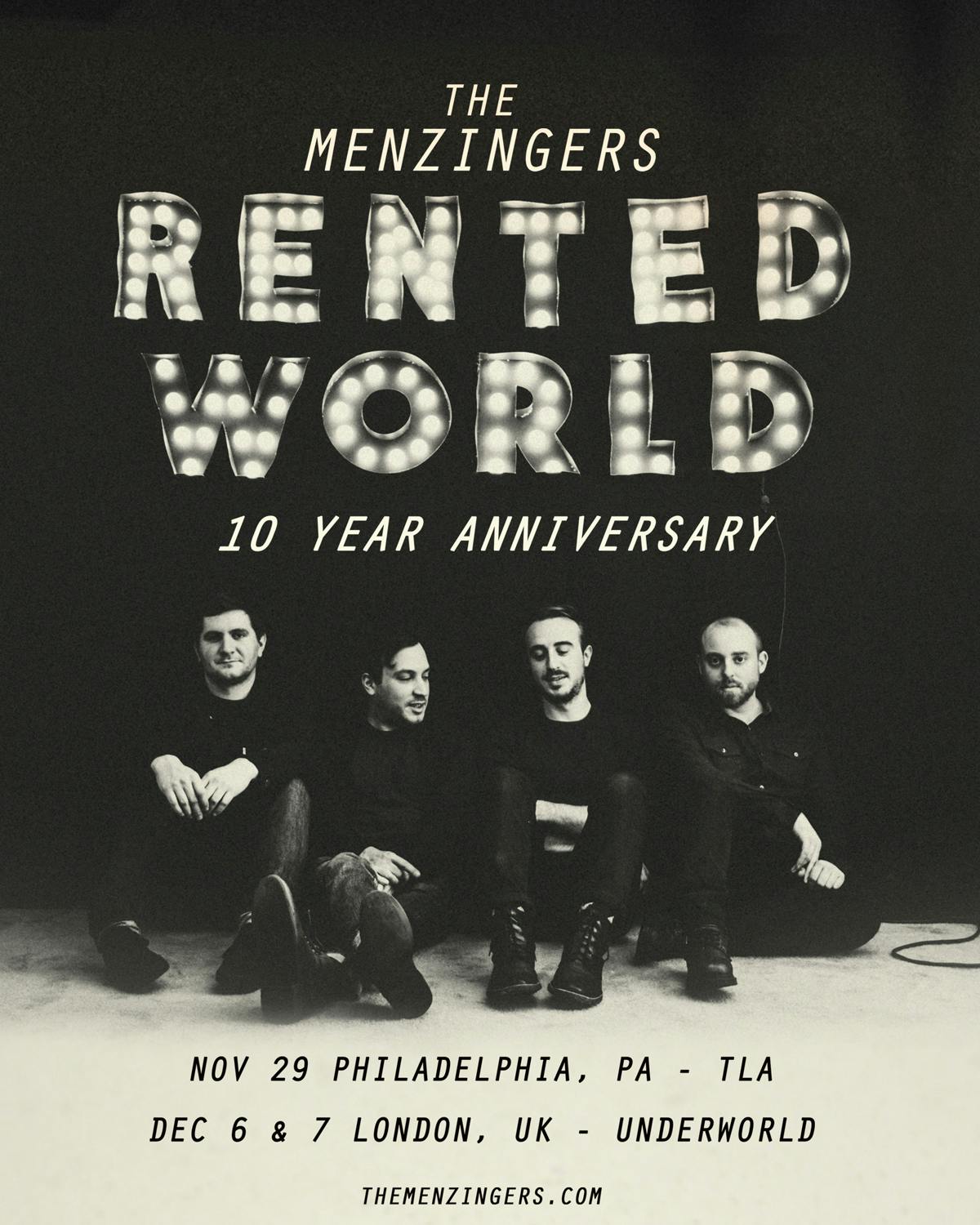 The Menzingers To Play Three Rented World 10-year Anniversary Shows