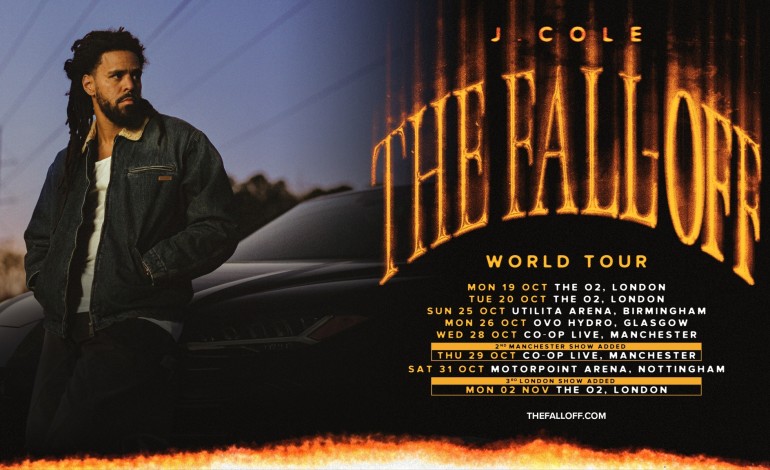 J. Cole’s 2026 “The Fall-Off” Tour To Make 8 UK Stops