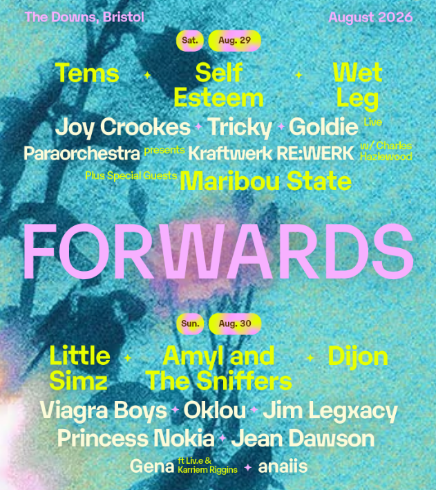 Little Sims, Wet Leg, Amyl and the Sniffers And Others To Headline Forwards Festival 2026